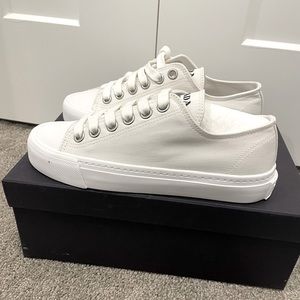AUTHENTIC Prada womens sneakers - white size 37